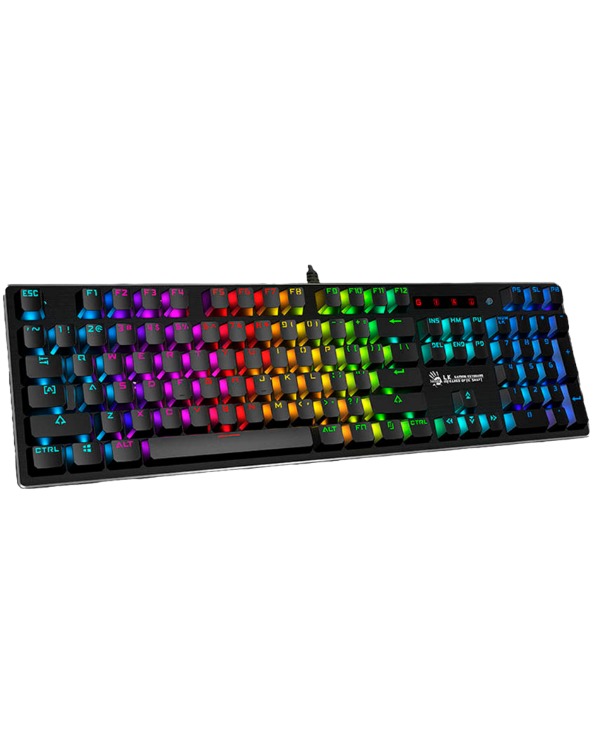 Клавиатура игровая проводная Bloody B820R Red Switch Gaming / Black