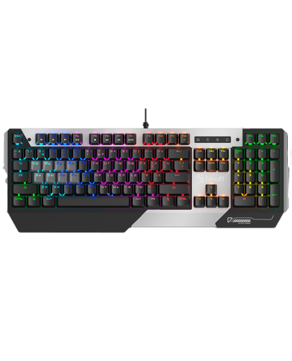 Клавиатура игровая проводная Bloody B865R Gaming / Gun Grey