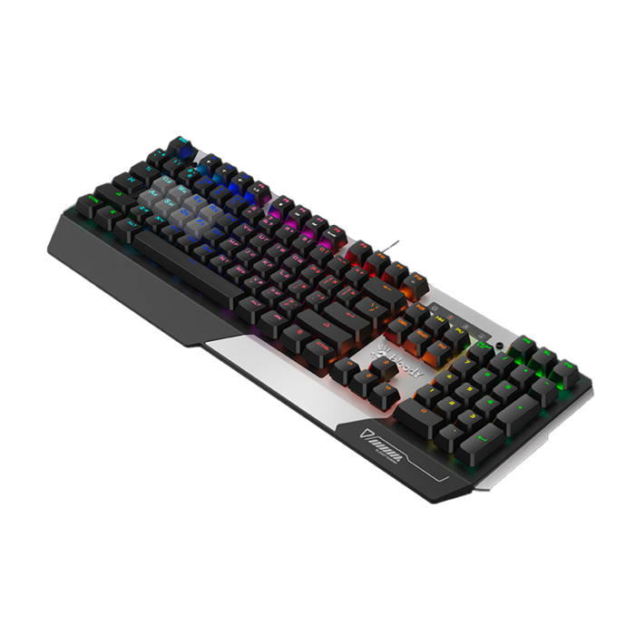 Клавиатура игровая проводная Bloody B865R Gaming / Gun Grey