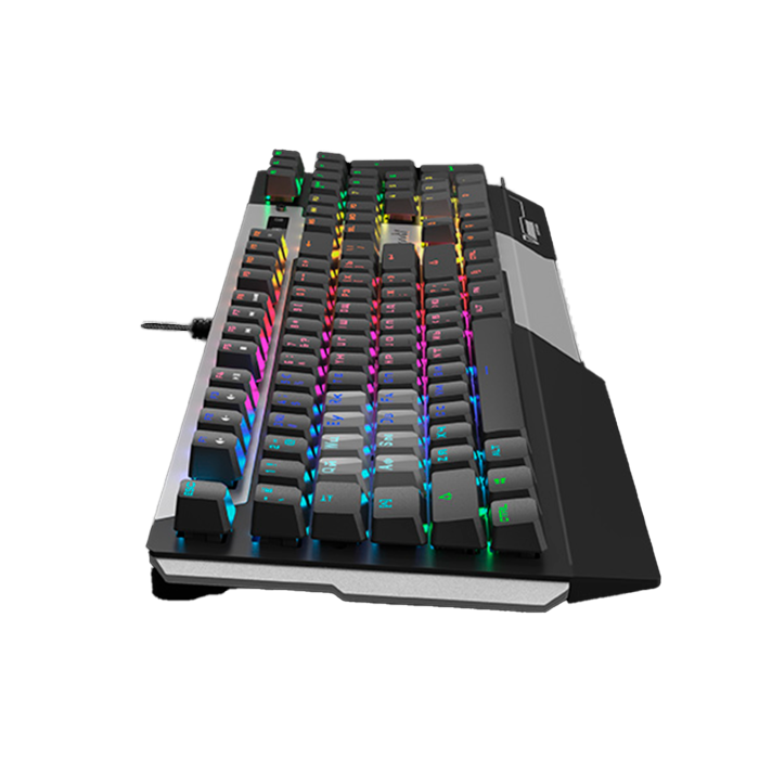 Клавиатура игровая проводная Bloody B865R Gaming / Gun Grey