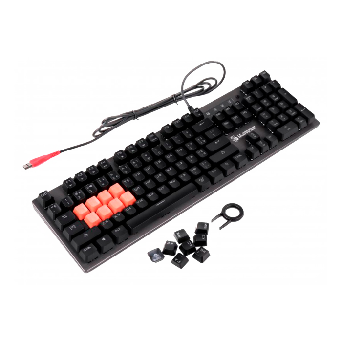Клавиатура игровая проводная Bloody B760 Gaming / Grey