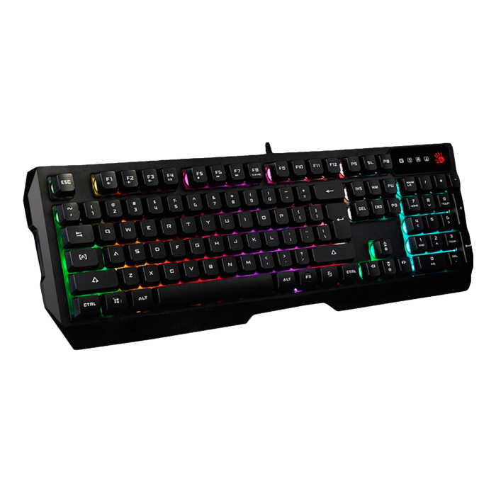 Клавиатура игровая проводная Bloody Q135 RGB / Black
