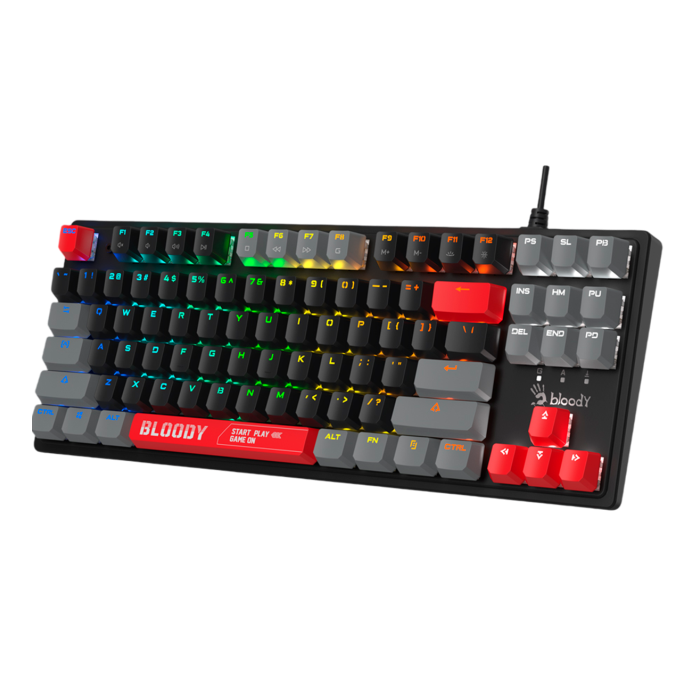 Клавиатура игровая проводная Bloody S310N RGB Gaming / ENERGY RED