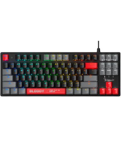 Клавиатура игровая проводная Bloody S310N RGB Gaming / ENERGY RED