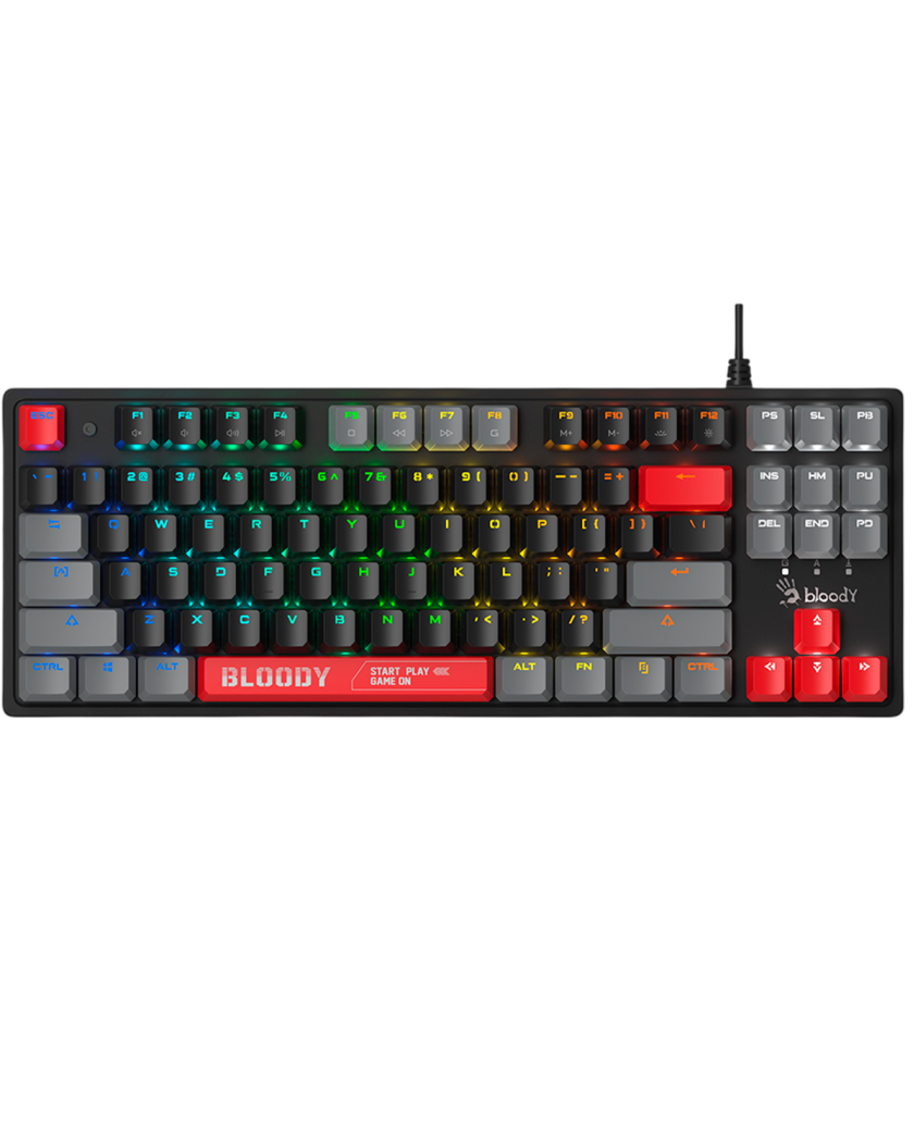 Клавиатура игровая проводная Bloody S310N RGB Gaming / ENERGY RED