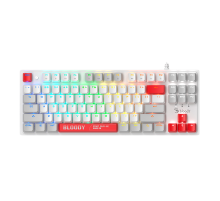 Клавиатура игровая проводная Bloody S310N RGB Gaming / Energy White