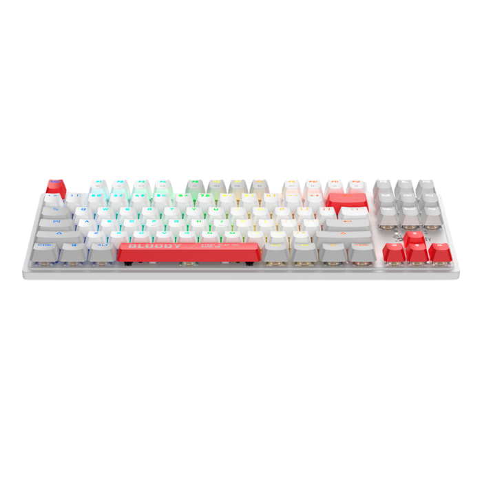 Клавиатура игровая проводная Bloody S310N RGB Gaming / Energy White