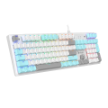 Клавиатура игровая проводная Bloody S510R RGB Gaming / Icy White