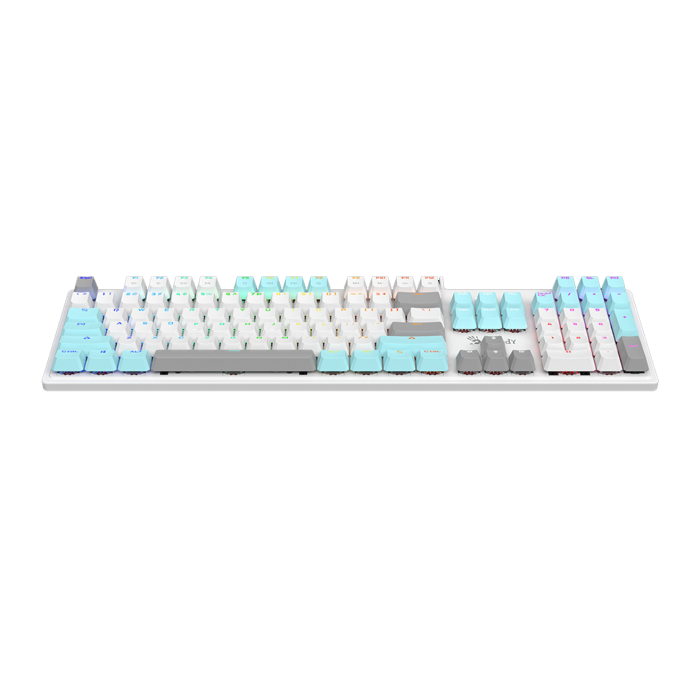 Клавиатура игровая проводная Bloody S510R RGB Gaming / Icy White