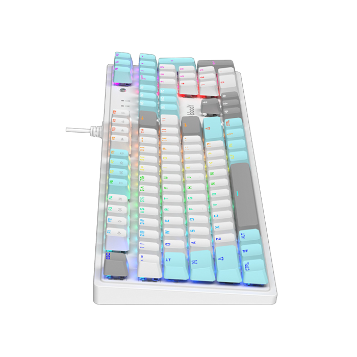 Клавиатура игровая проводная Bloody S510R RGB Gaming / Icy White