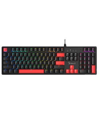 Клавиатура игровая проводная Bloody S520N RGB Gaming / Pudding Black
