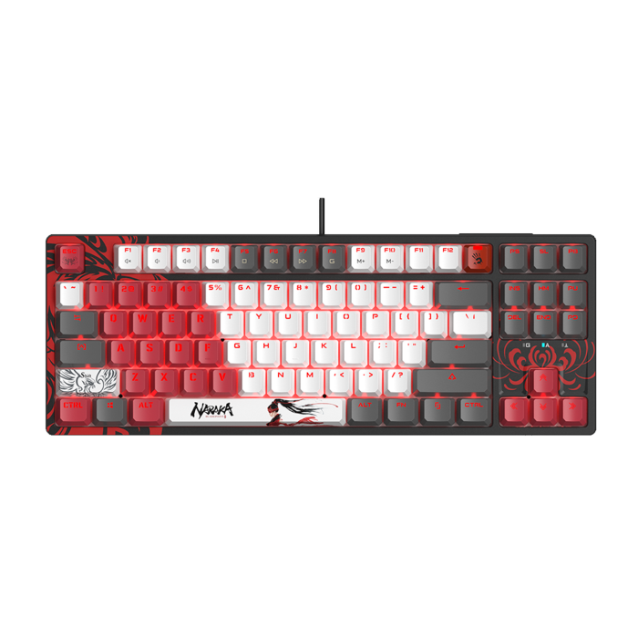 Клавиатура игровая проводная Bloody S87 Naraka RGB Gaming / Color
