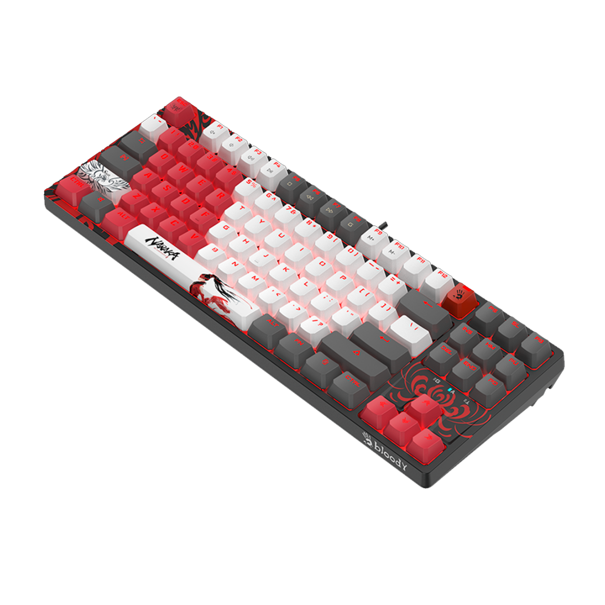 Клавиатура игровая проводная Bloody S87 Naraka RGB Gaming / Color