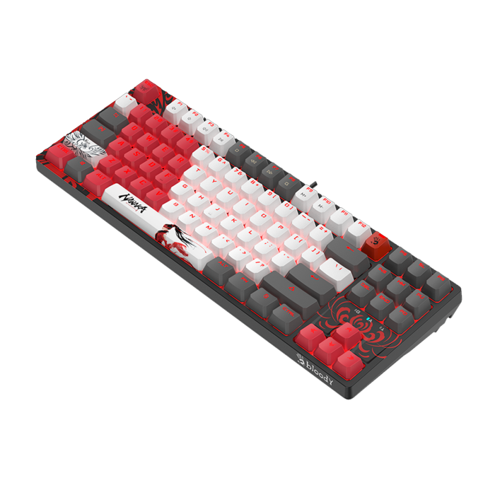 Клавиатура игровая проводная Bloody S87 Naraka RGB Gaming / Color