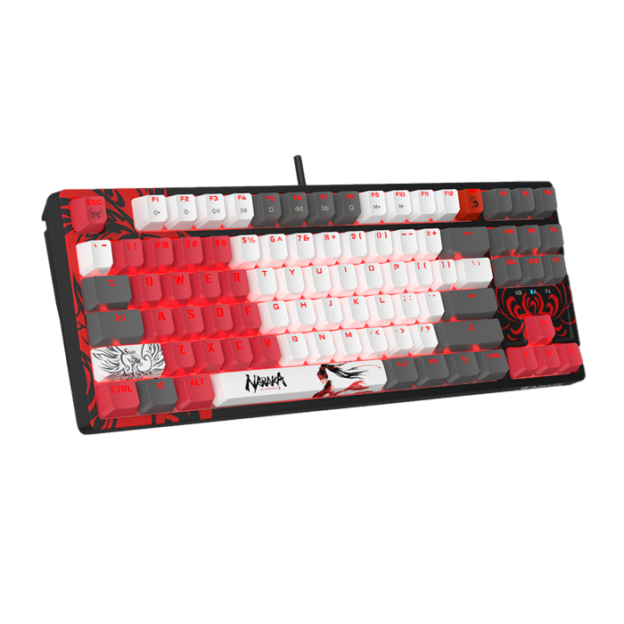 Клавиатура игровая проводная Bloody S87 Naraka RGB Gaming / Color