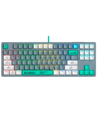 Клавиатура игровая проводная Bloody S87 Gaming / Energy Ash