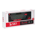 Клавиатура игровая проводная Bloody S87 Gaming / Energy Red