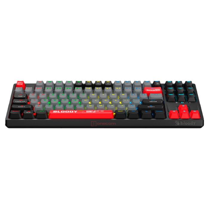 Клавиатура игровая проводная Bloody S87 Gaming / Energy Red