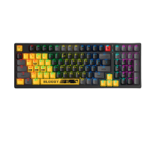 Клавиатура игровая проводная Bloody S98 Sport Lime Gaming RGB / White