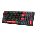 Клавиатура игровая проводная Bloody S98 Sports Red Gaming RGB / Red