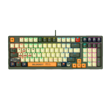 Клавиатура игровая проводная Bloody S98 Aviator Gaming / Khaki