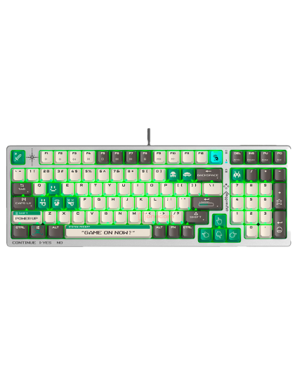 Клавиатура игровая проводная Bloody S98 Pixels Gaming Red+ Switch / Green