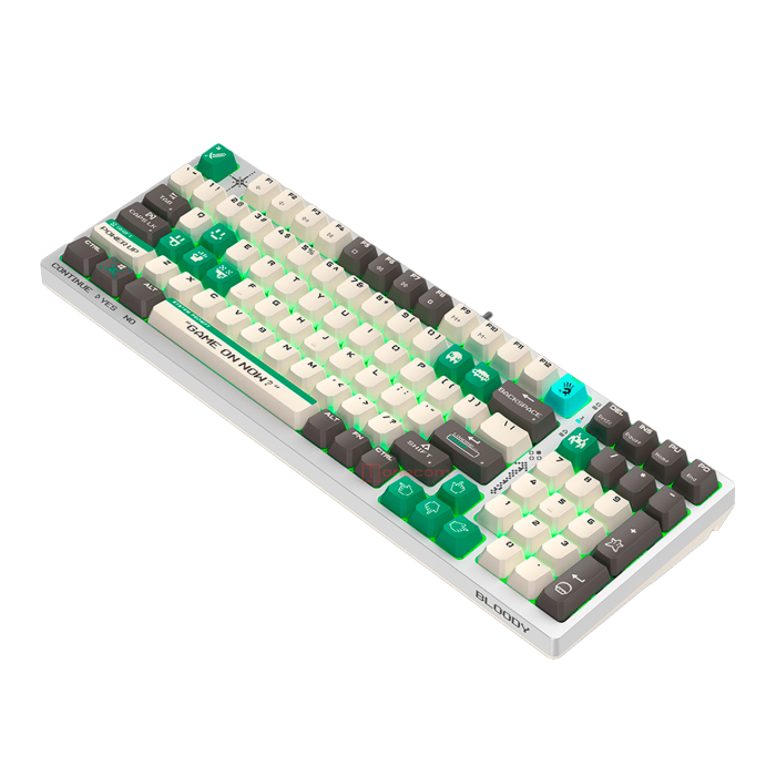 Клавиатура игровая проводная Bloody S98 Pixels Gaming Red+ Switch / Green