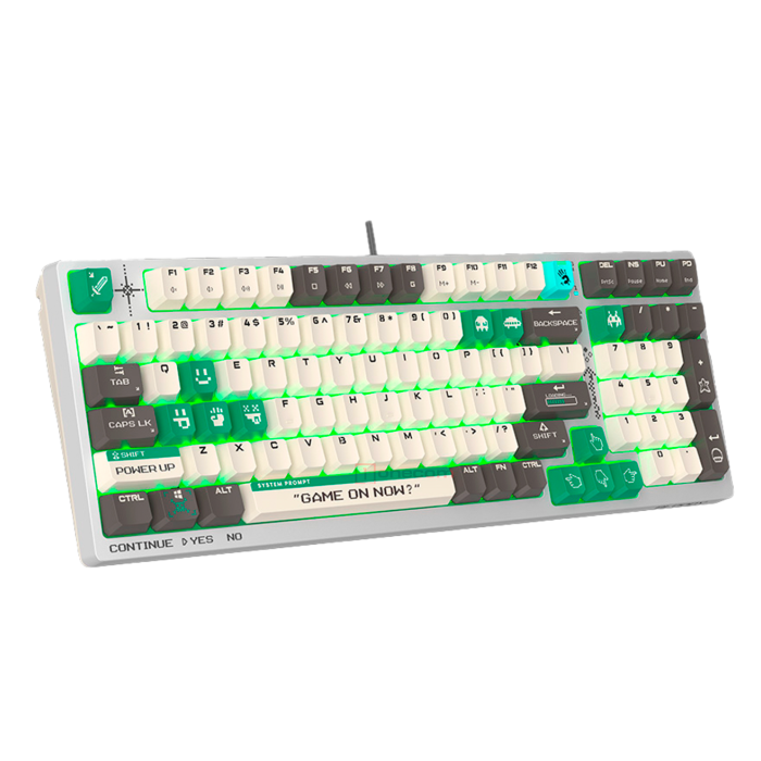 Клавиатура игровая проводная Bloody S98 Pixels Gaming Red+ Switch / Green