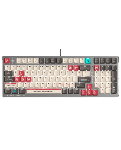Клавиатура игровая проводная Bloody S98 Pixels Gaming Red+ Switch / Red
