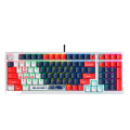 Клавиатура игровая проводная Bloody S98 Sports Navy Brown Switch Gaming RGB / White