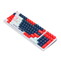 Клавиатура игровая проводная Bloody S98 Sports Navy Brown Switch Gaming RGB / White