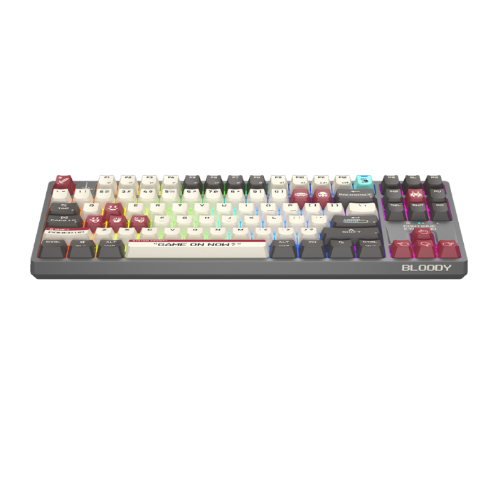 Клавиатура игровая беспроводная Bloody WS87 Pixel Mechanical  Red Gaming / Red