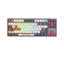 Клавиатура игровая беспроводная Bloody WS87 Pixel Mechanical  Red Gaming / Red