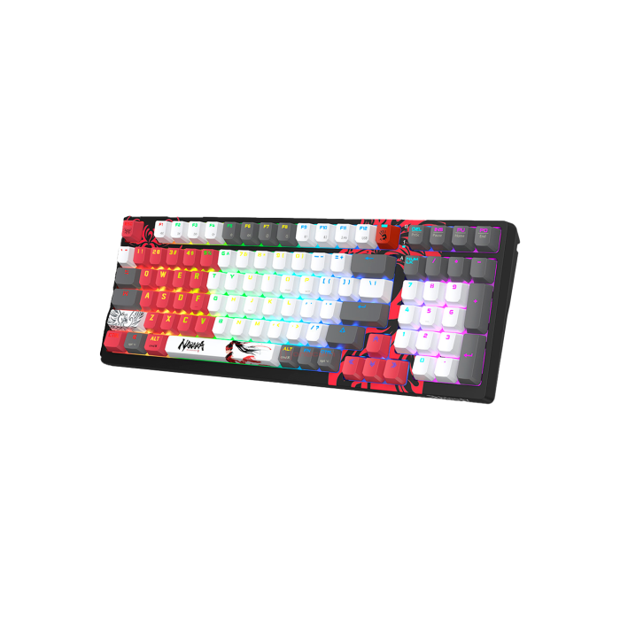 Клавиатура игровая беспроводная Bloody WS98 Naraka Gaming / Grey