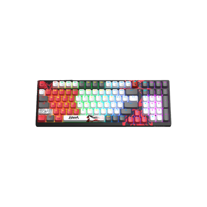 Клавиатура игровая беспроводная Bloody WS98 Naraka Gaming / Grey