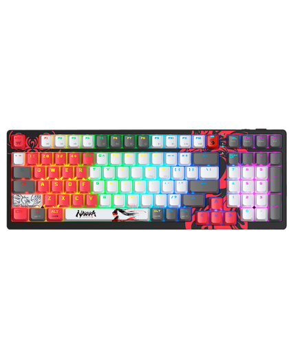 Клавиатура игровая беспроводная Bloody WS98 Naraka Gaming / Grey