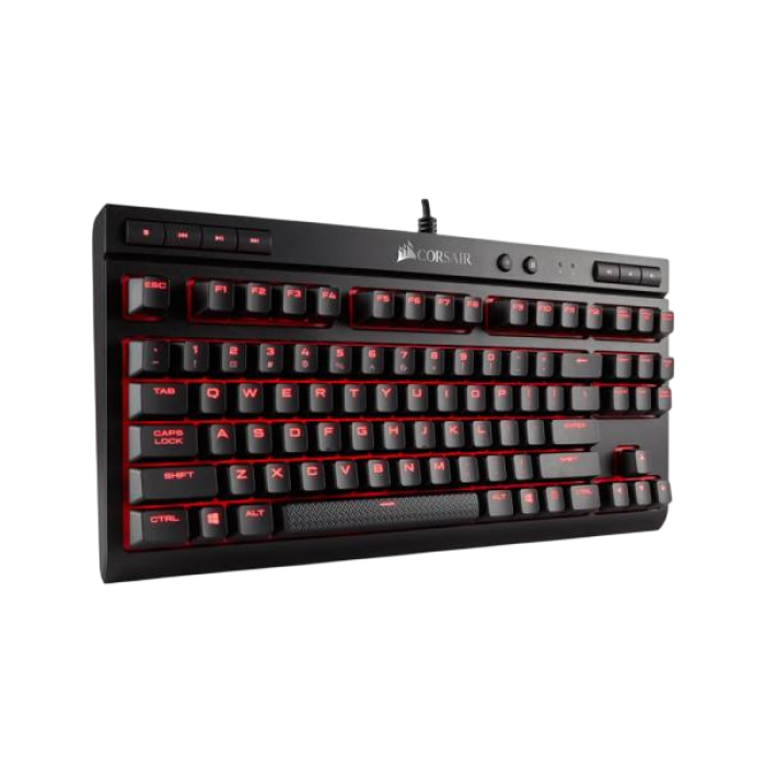 3 Клавиатура игровая проводная Corsair K63 Cherry MX Red / Black