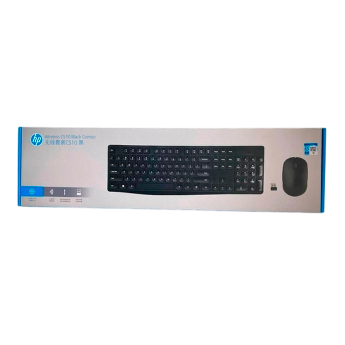 Комплект беспроводной (клавиатура+мышь) HP CS10 / Black