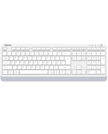 Клавиатура беспроводная Meetion BTK530 / White
