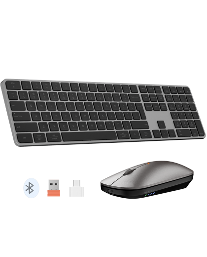 Комплект беспроводной (клавиатура+мышь) Meetion C230MW / Black