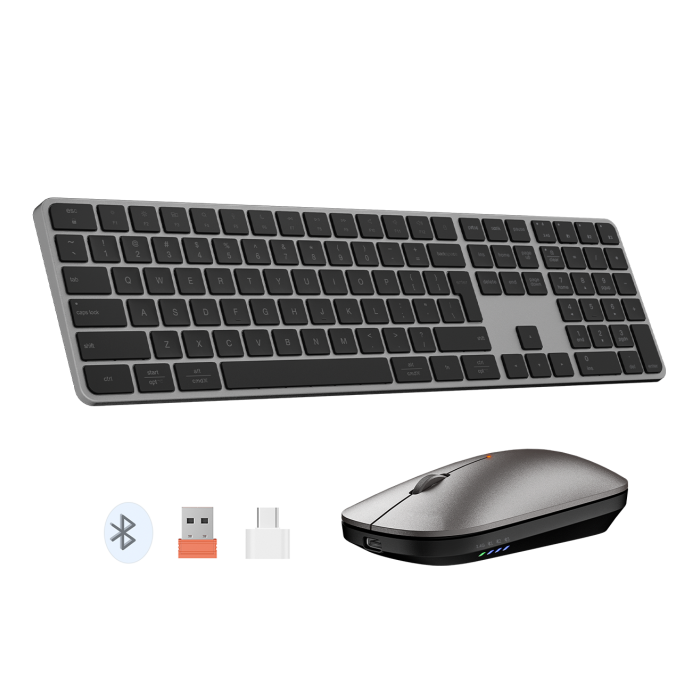 Комплект беспроводной (клавиатура+мышь) Meetion C230MW / Black