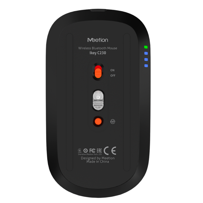 Комплект беспроводной (клавиатура+мышь) Meetion C230MW / Black