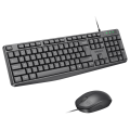Комплект проводной (клавиатура+мышь) Meetion C235 / Black 