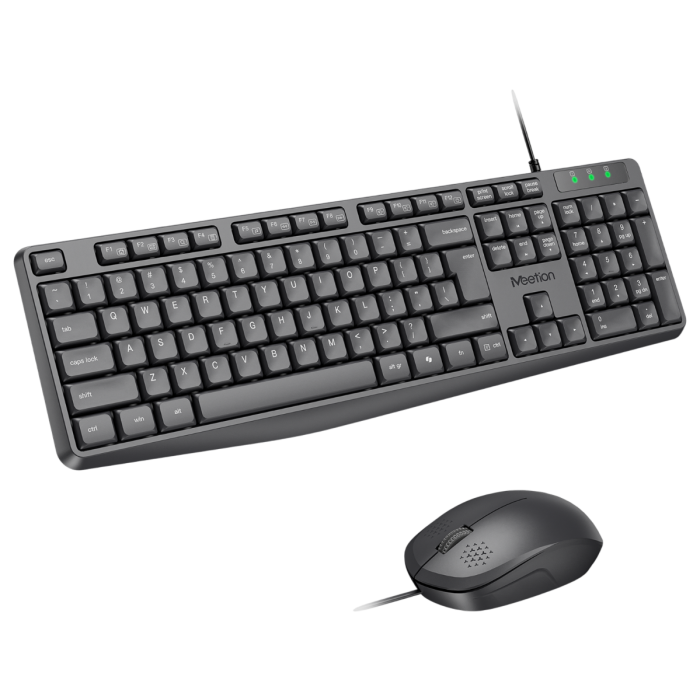 Комплект проводной (клавиатура+мышь) Meetion C235 / Black 