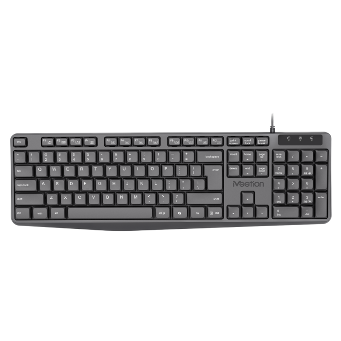 Комплект проводной (клавиатура+мышь) Meetion C235 / Black 