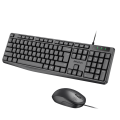 Комплект проводной (клавиатура+мышь) Meetion C235 / Black 