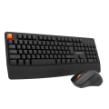 Комплект беспроводной (клавиатура+мышь) Meetion C4130 / Black