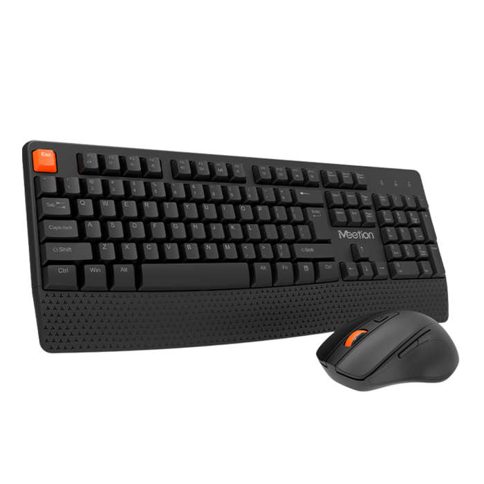 Комплект беспроводной (клавиатура+мышь) Meetion C4130 / Black