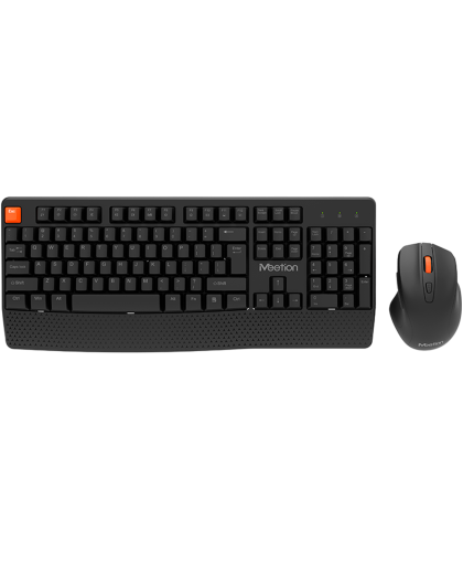 Комплект беспроводной (клавиатура+мышь) Meetion C4130 / Black