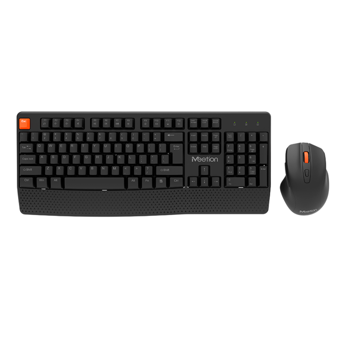 Комплект беспроводной (клавиатура+мышь) Meetion C4130 / Black